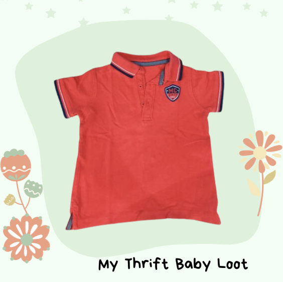 preloved Mothercare red t shirt for boys